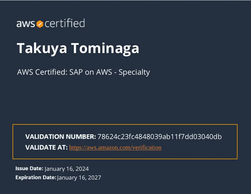 SAP on AWS