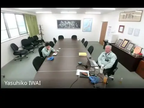 Interview scene during Nabel company overview (Yasuhiko Iwai, Head of Engineering; DO DINH AN)