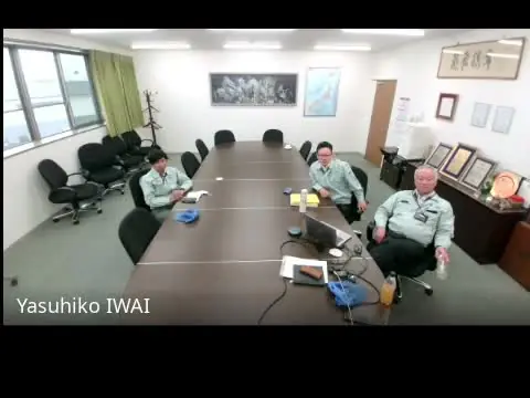 Yoshitomo Nagai, President & CEO, explaining the reasons for choosing Leach