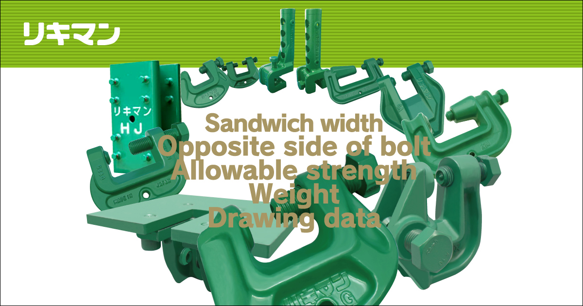 リキマン金具 製品ラインナップ